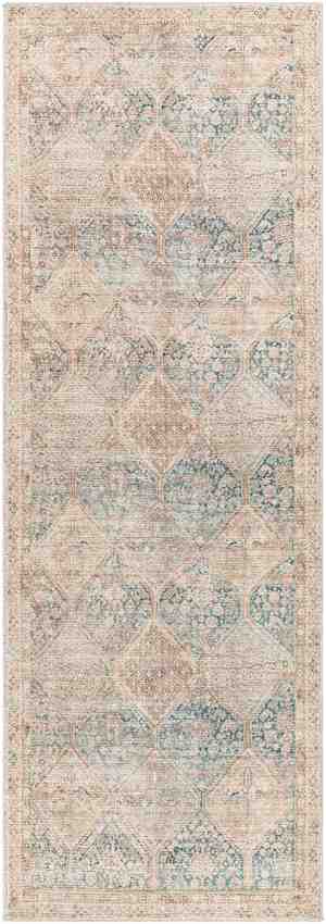 Marlene Traditional Light Beige/Emerald Area Rug - Becki Owens x Livabliss