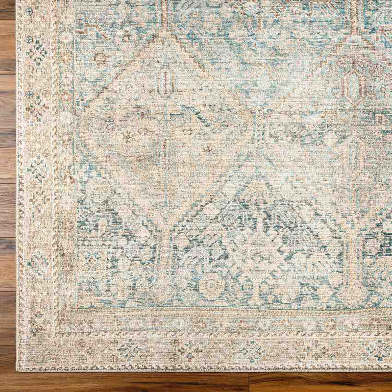 Marlene Traditional Light Beige/Emerald Area Rug - Becki Owens x Livabliss