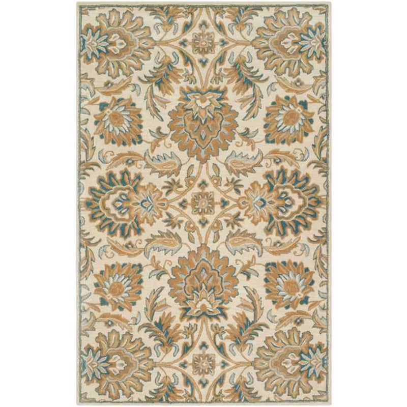 Lyon Traditional Brown Area Rug