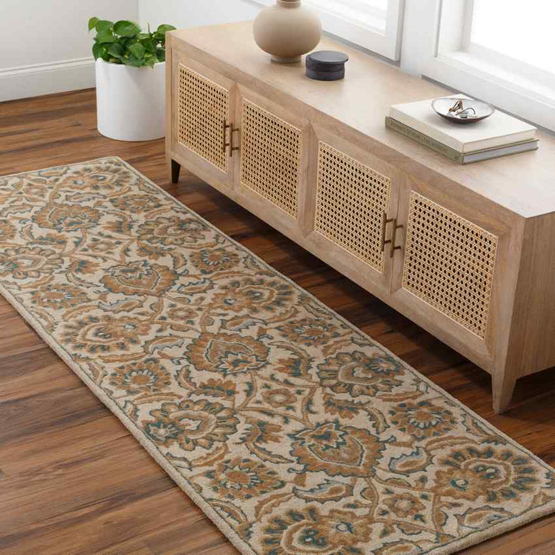 Lyon Traditional Brown Area Rug