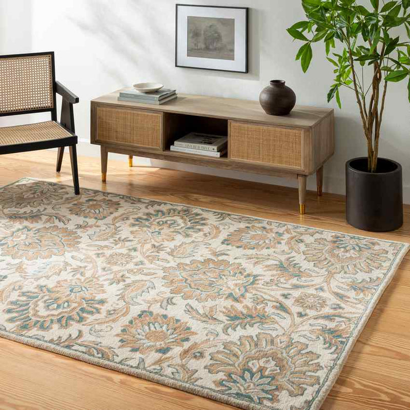 Lyon Traditional Brown Area Rug