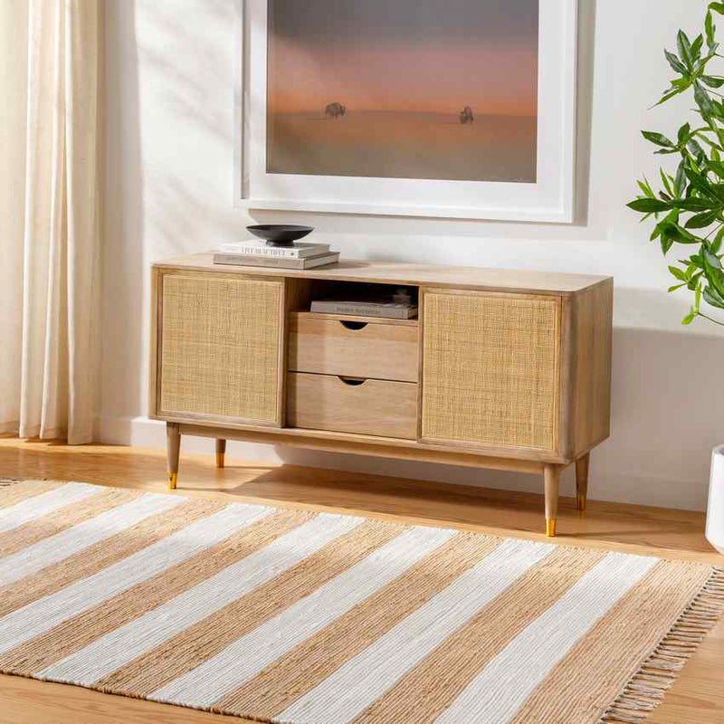 Kirby Modern Light Brown Area Rug