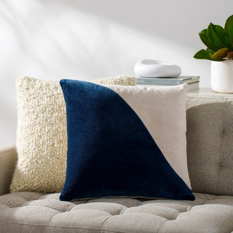 Devoris Midnight Blue Pillow Cover