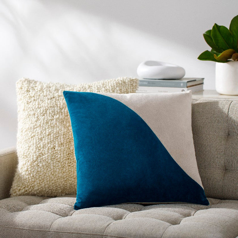 Devoris Teal Pillow Cover