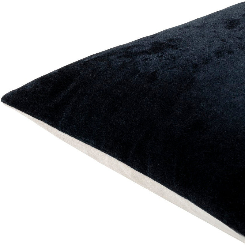 Devoris Jet Black Pillow Cover