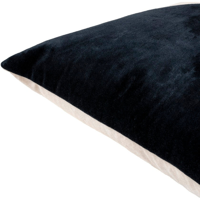 Devoris Jet Black Pillow Cover