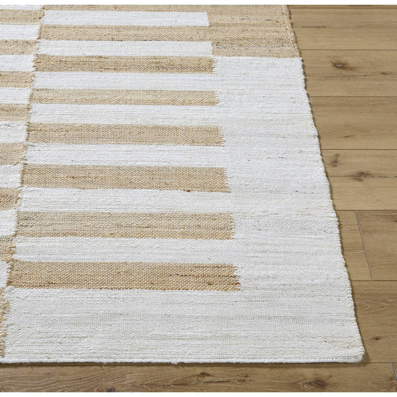 Lev Modern Light Brown/Light Beige Area Rug