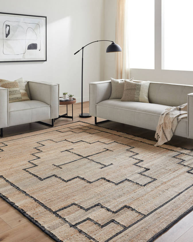 Barbarita Modern Tan Area Rug