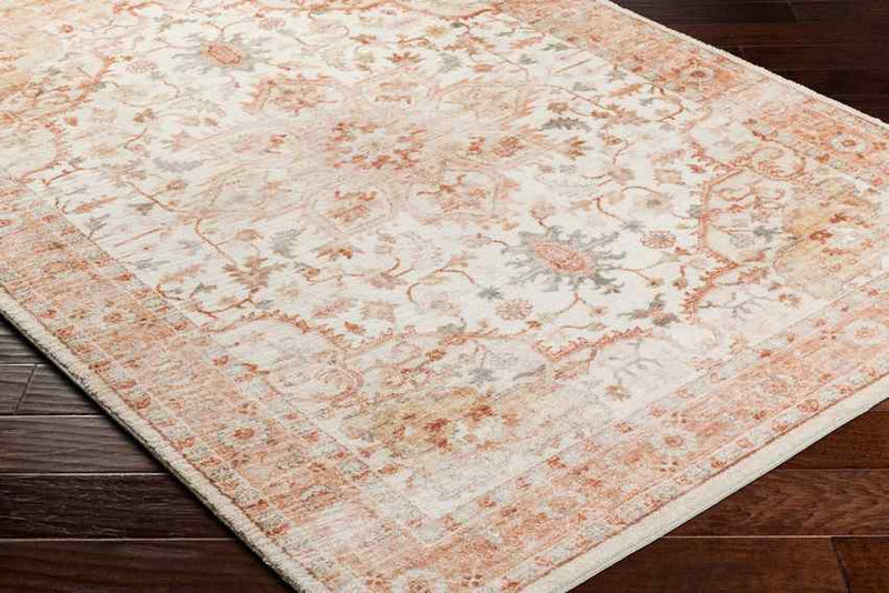 Heiereind Traditional Rust  Area Rug