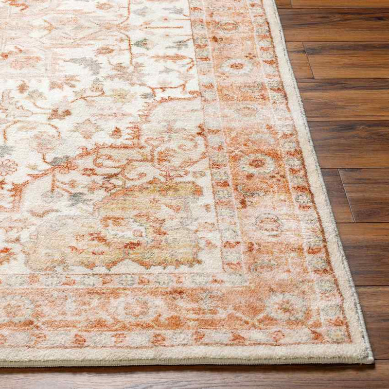 Heiereind Traditional Rust  Area Rug