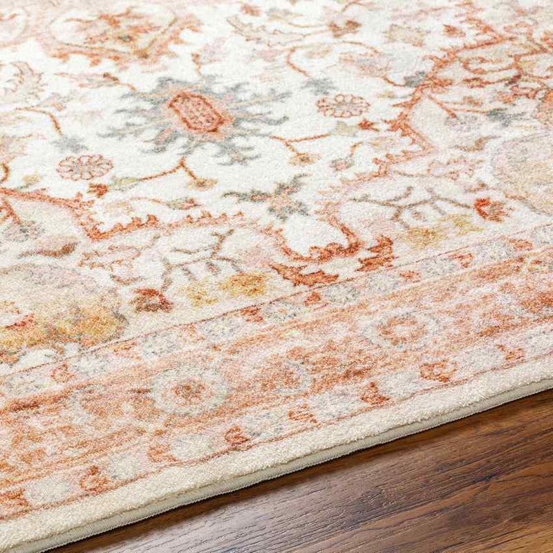 Heiereind Traditional Rust  Area Rug