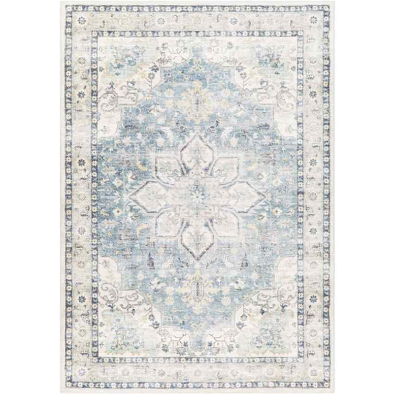 Heiereind Traditional Navy Area Rug