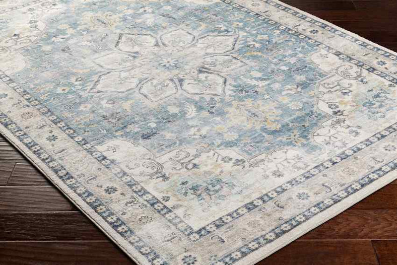 Heiereind Traditional Navy Area Rug