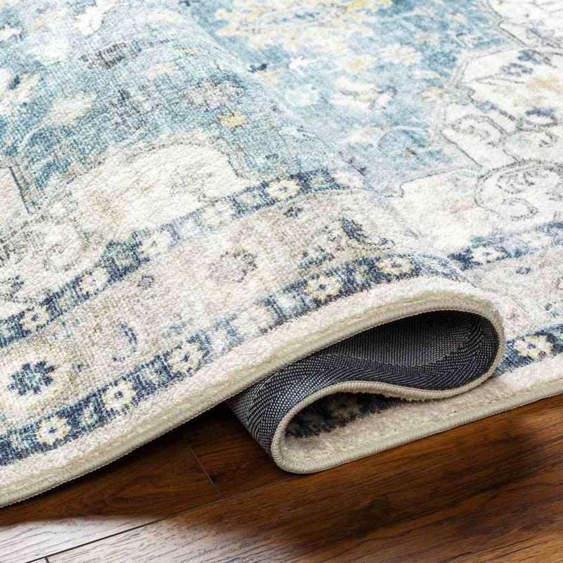 Heiereind Traditional Navy Area Rug