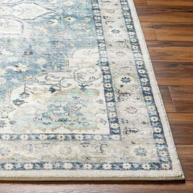 Heiereind Traditional Navy Area Rug