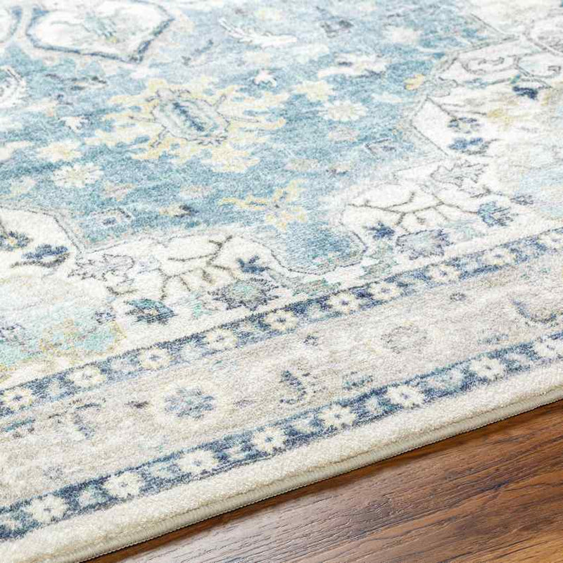 Heiereind Traditional Navy Area Rug