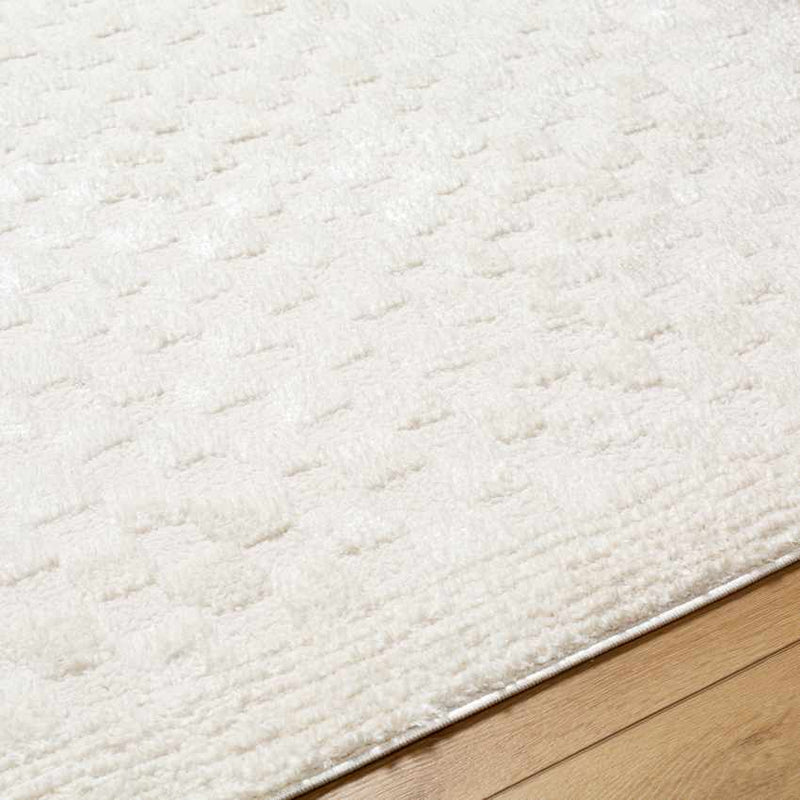 Zechariah Modern Ivory/Off-White Area Rug