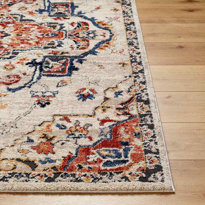 Tyria Traditional Denim Area Rug