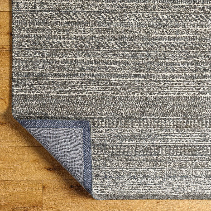 Melun Global Charcoal/Cream Area Rug