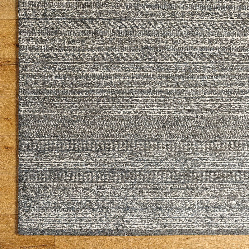 Melun Global Charcoal/Cream Area Rug