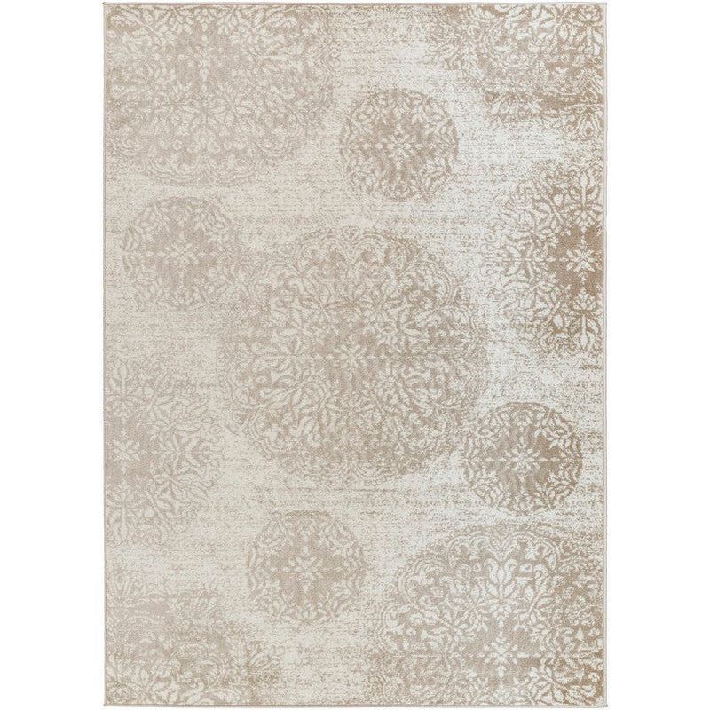 Marieann Bohemian Dark Brown Area Rug