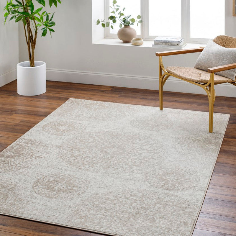 Marieann Bohemian Dark Brown Area Rug