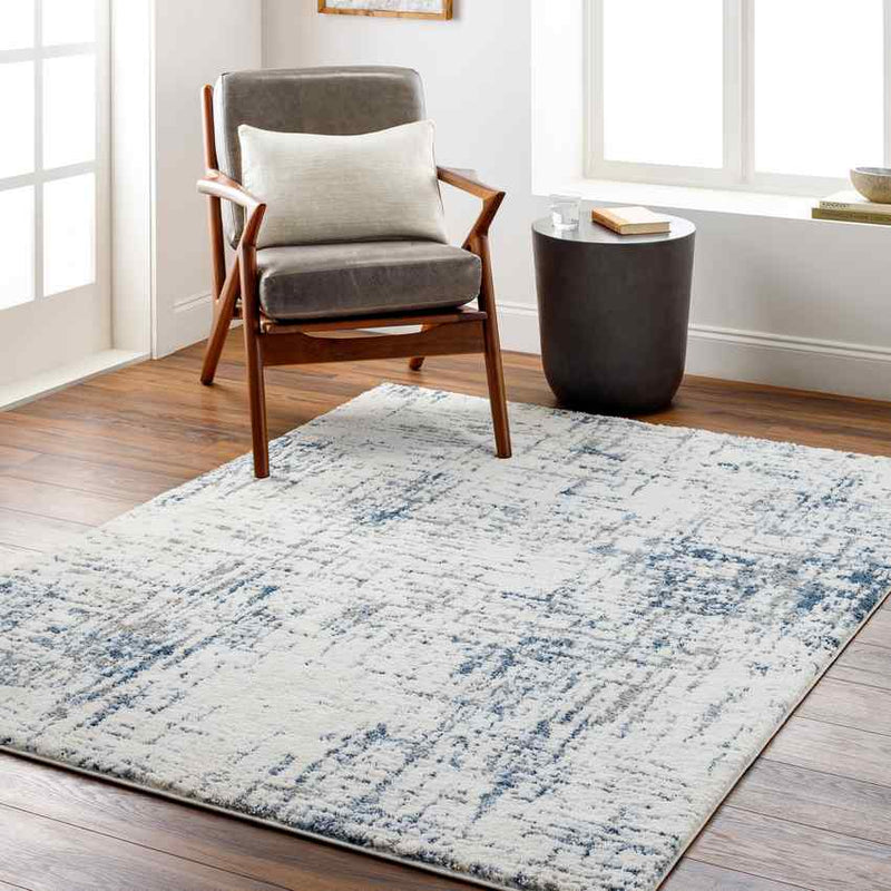 Kendell Modern Dark Blue Area Rug