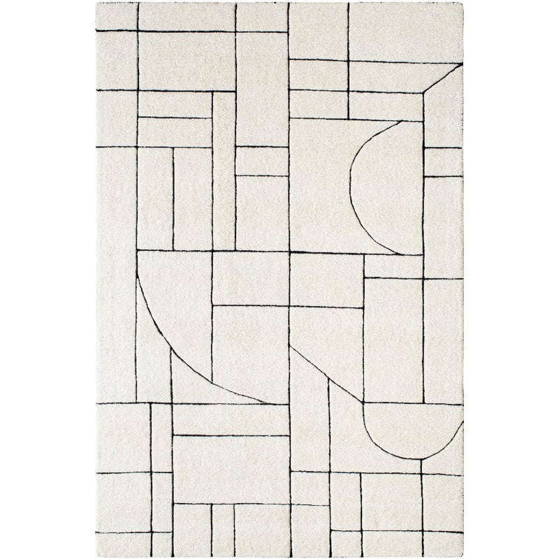 Benard Modern Cream Area Rug