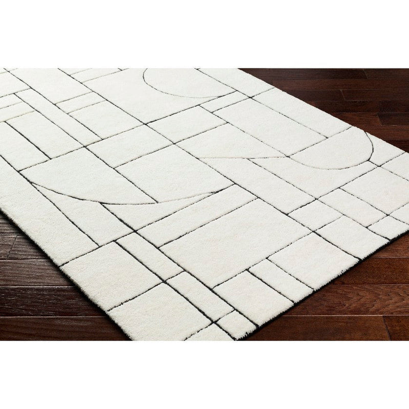 Benard Modern Cream Area Rug