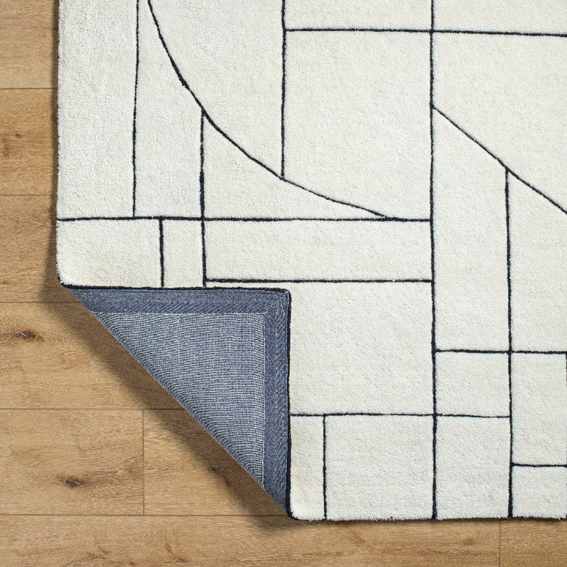 Benard Modern Cream Area Rug