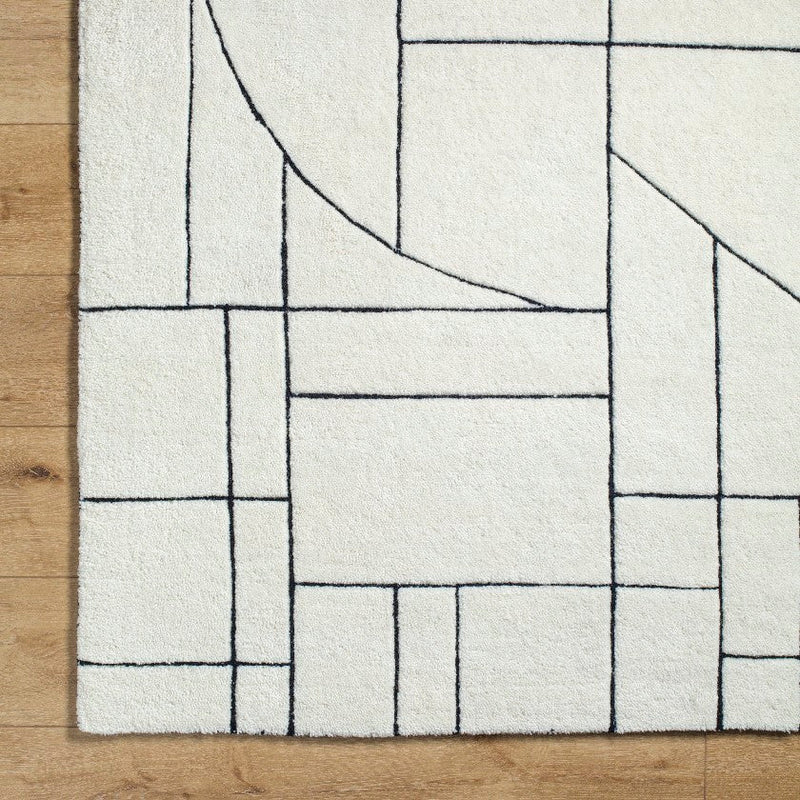 Benard Modern Cream Area Rug