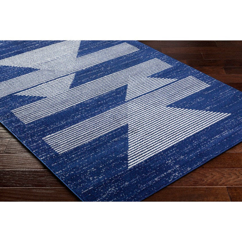 Plasmolen Modern Dark Blue Area Rug