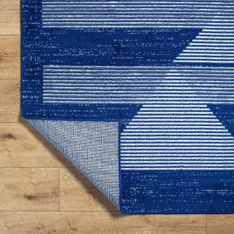 Plasmolen Modern Dark Blue Area Rug