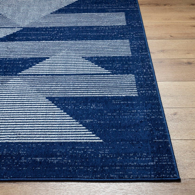 Plasmolen Modern Dark Blue Area Rug