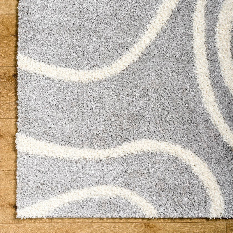 Memorie Modern Light Slate Area Rug