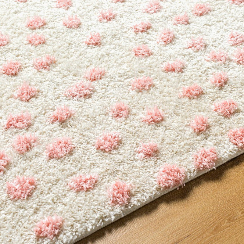 Nyisha Modern Beige/Light Pink Area Rug