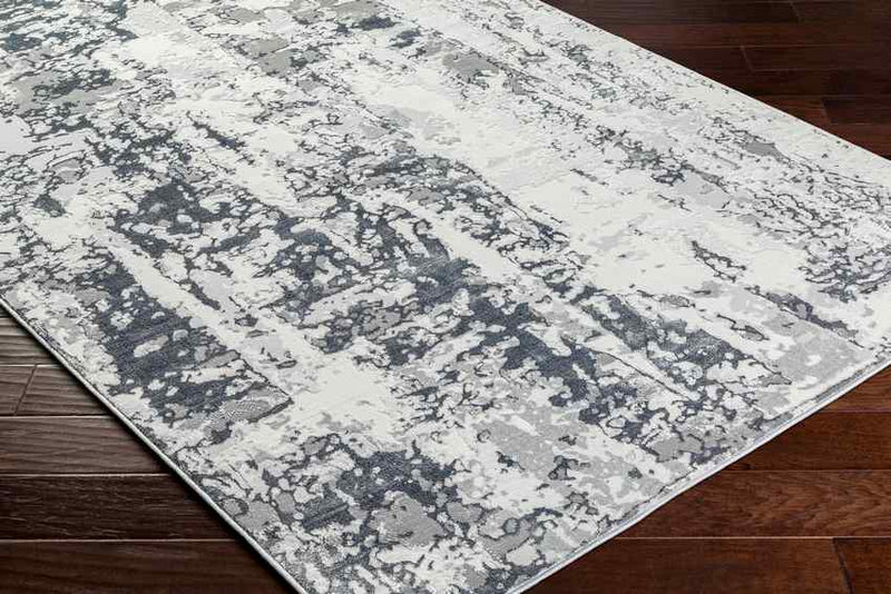 Elin Modern Slate Gray Area Rug