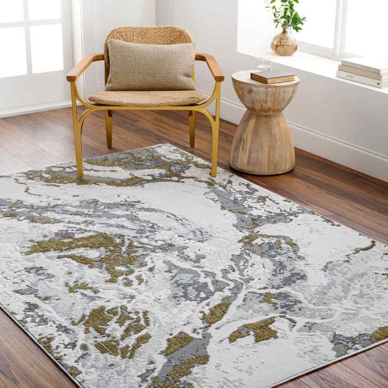 Nataya Modern Light Gray Area Rug