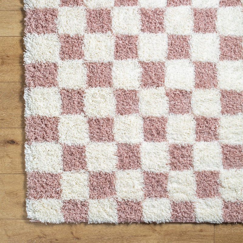 Bondurant Modern Dusty Pink Area Rug