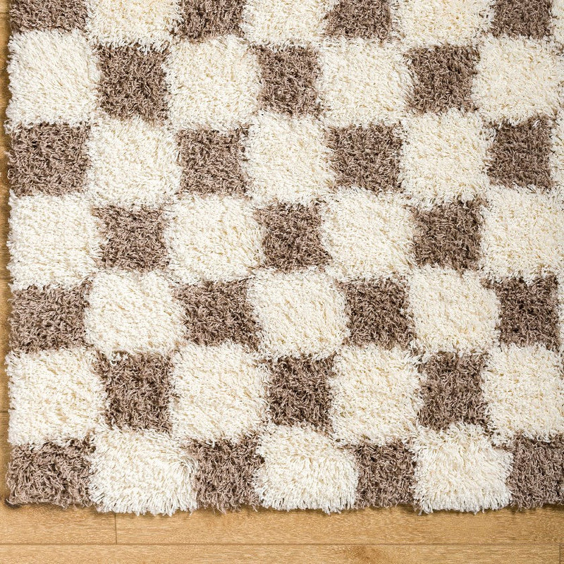 Bondurant Modern Brown Area Rug