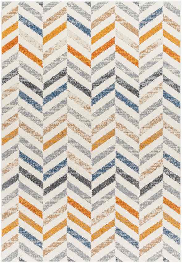 Durwin Modern Burnt Orange Area Rug