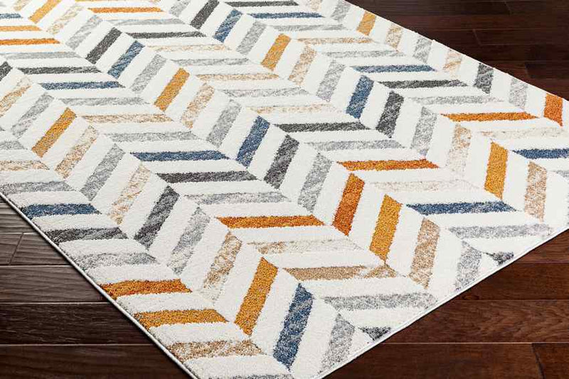 Durwin Modern Burnt Orange Area Rug