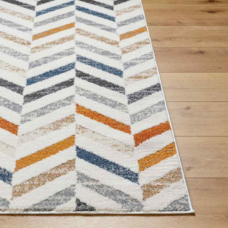 Durwin Modern Burnt Orange Area Rug