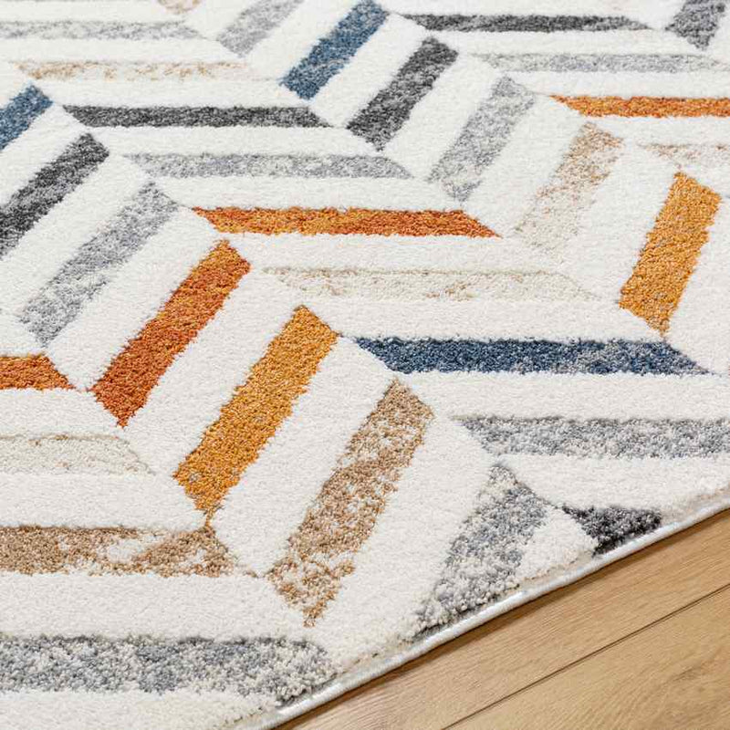 Durwin Modern Burnt Orange Area Rug