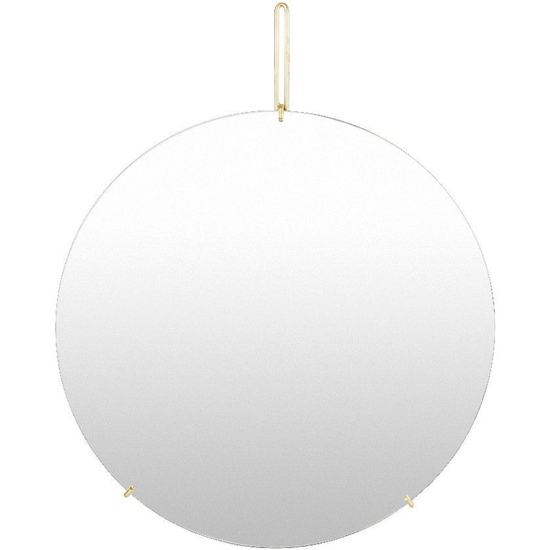 Shauntay Modern Gold Wall Mirror