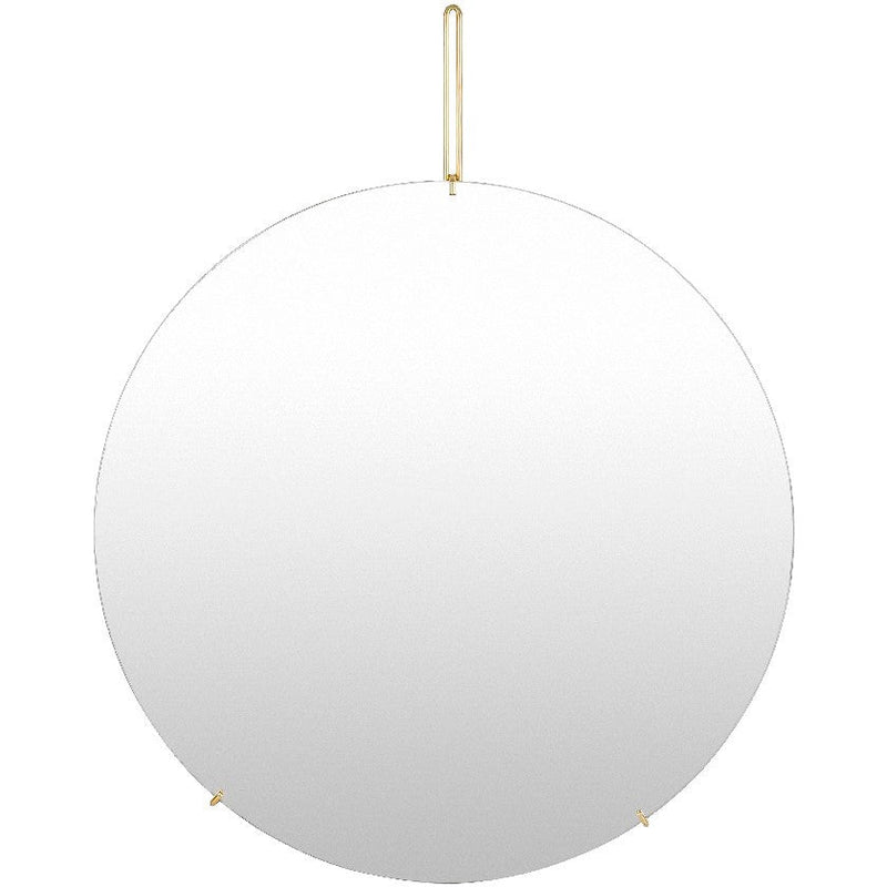 Shauntay Modern Gold Wall Mirror