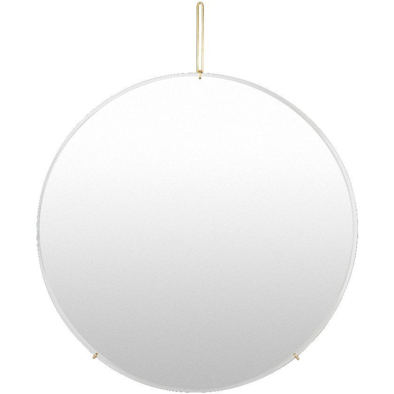 Shauntay Modern Gold Wall Mirror