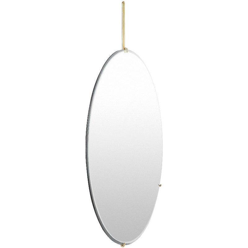 Shauntay Modern Gold Wall Mirror