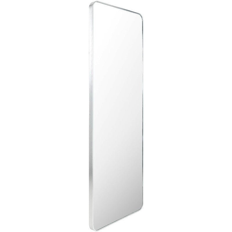 Shantaya Modern Metallic Silver Wall Mirror