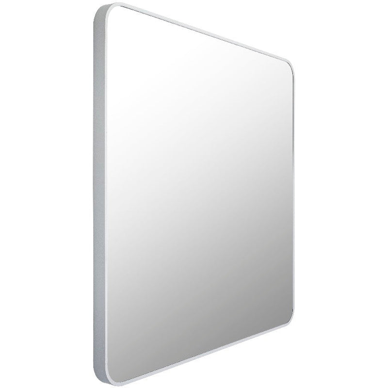 Louvenia Modern White Wall Mirror